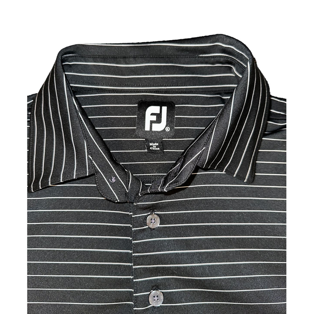 FootJoy Men's‎ ProDry Performance Classic Stripe Golf Polo - XL - Picture 3 of 6